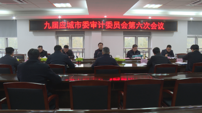 九届应城市委审计委员会第六次会议召开 立足经济监督定位 当好国家财产的“看门人”和经济安全的“守护者”