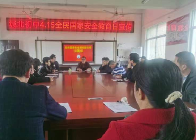 应城市城北中小学开展“全民国家安全教育日”主题教育活动