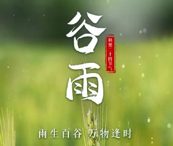 文化中国行｜谷雨：雨生百谷，万物逢时 
