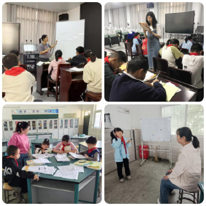 应城市杨河小学举办单词竞赛   为教联体赛事“加油”