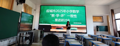 应城举办2025年小学数学“教—学—评”一致性推进研讨会