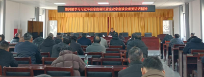应城市陈河镇深入学习习近平总书记民营企业座谈会讲话精神