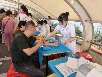 应城居民免费健康体检活动进社区