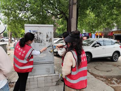 应城市城中街道古城社区:“除癣”行动让辖区“净”起来
