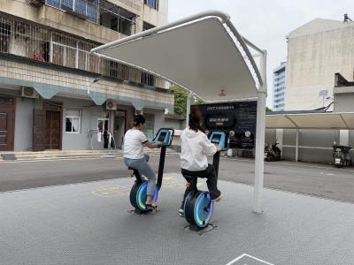 应城市城中街道月圆社区建室外智能健身房 满足市民健身需求