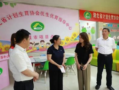 省计生协来应城市检查指导工作