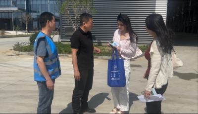 应城市和润自来水公司开展多样式节水与优化营商环境宣传