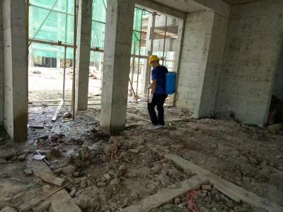 应城开展新建房屋白蚁防治施药专项行动