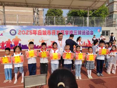应城市开发区学校举办2025年“三球”运动会
