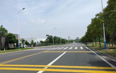 应城市东马坊街道园区道路开启“安全模式”