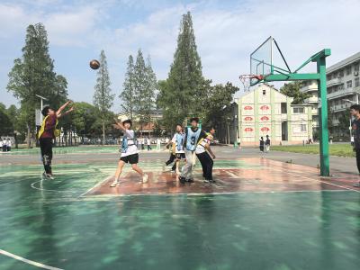 应城市西河中学教联体：“篮”球运动   燃爆青春