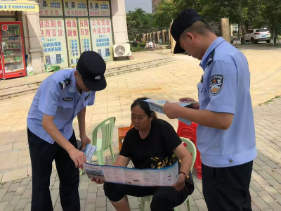 应城市黄滩镇派出所禁毒宣传全覆盖