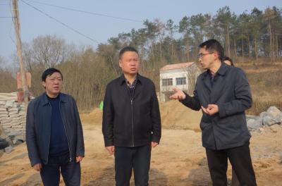 市长胡明刚调研重点水利项目建设