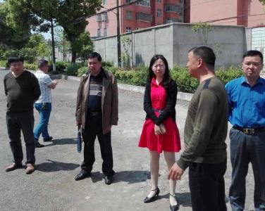 副市长王军视察辛榨初中教学楼建设工程