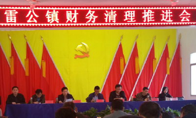 雷公镇召开财务清理推进会