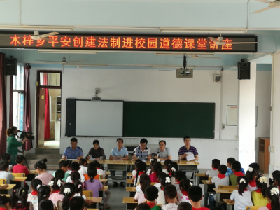 木梓司法所开展平安创建法制进校园教育知识讲座