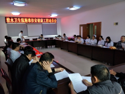 洑水镇启动精准扶贫健康工程