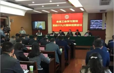 仰媛媛应邀省总工会宣讲十九大精神