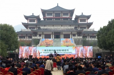 第五届中国(安陆)银杏节暨金秋文化之旅活动开幕