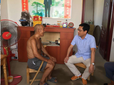 不忘“八一”情——自来水公司开展看望慰问抗美援朝老战士活动