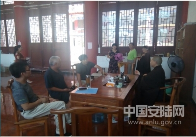 市委统战部实地走访德慧寺指导统战大数据工作