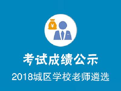 安陆市2018年城区义务教育学校教师遴选考试成绩公示