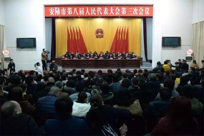 安陆市八届人大三次会议举行第三次全体代表大会