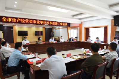 安陆市召开生产经营类事业单位改革推进工作会议