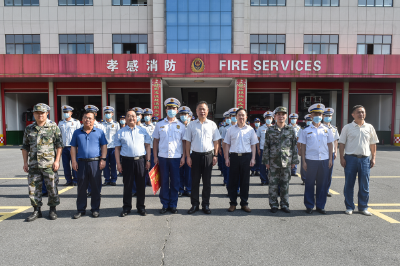 安陆丨胡明刚等领导慰问驻市部队官兵、消防员