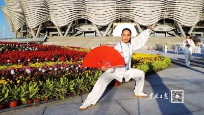 安陆丨她，到全运会上打太极！