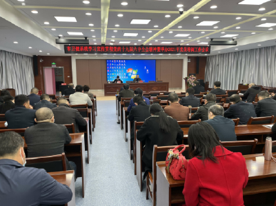 市卫健局党组传达学习党的十九届六中全会精神