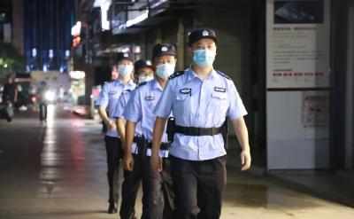 【百日行动】安陆公安开展夏夜治安巡查宣防集中统一行动