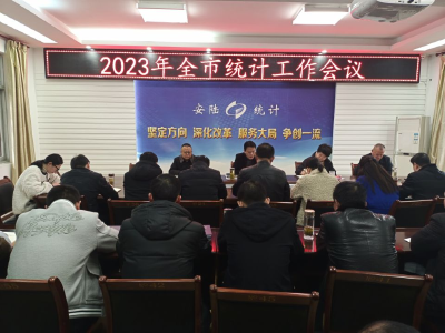 安陆市统计局召开2023年统计工作会议