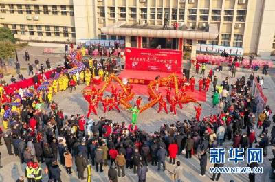 年味回来了 武汉蔡甸非遗“闹”元宵活动拉开帷幕