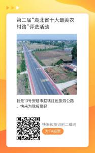 投票啦！第二届“湖北省十大最美农村路”评选活动开始啦！