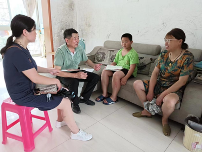 安陆南城中心小学开展暑期防溺水家访活动