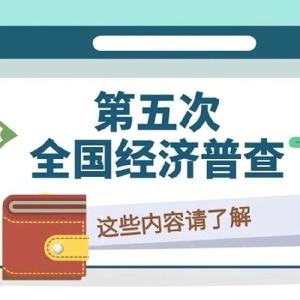 @安陆市民，第五次全国经济普查，这些内容请了解→
