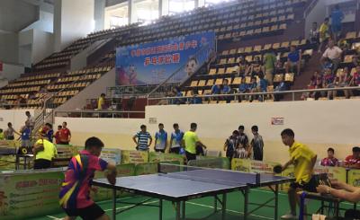 孝感市第五届运动会青少年乒乓球赛在我市开赛