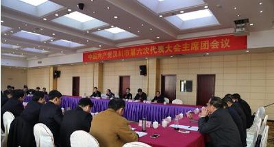 市第六次党代会主席团召开第三次会议 