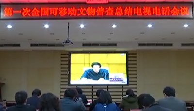 第一次全国可移动文物普查总结电视电话会议召开 