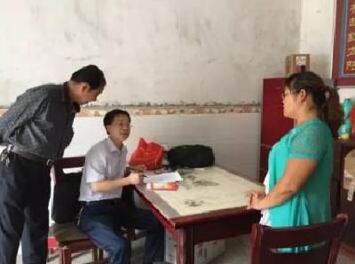 市委组织部“七一”赴庙头镇开展精准扶贫走访慰问 