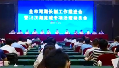 全市河湖长制工作推进会暨汈汊湖流域专项治理动员会召开 