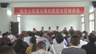 李先乔出席仙女山街道办事处脱贫攻坚能力提升培训暨第一次调度会 