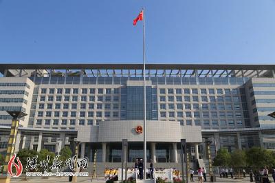 汉川市举行庆祝新中国成立70周年升国旗仪式