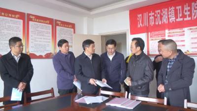 李先乔到沉湖督导调研主题教育和精准扶贫