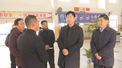 汉川市领导调研督导道路交通疏堵保畅工作