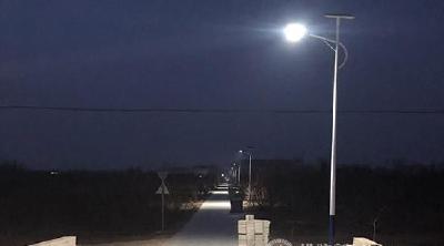 蔡湖村亮起来了