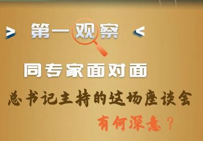 第一观察｜同专家面对面，总书记主持的这场座谈会有何深意？