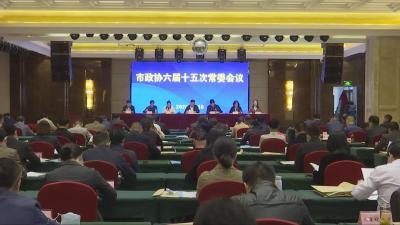 市政协六届十五次常委会议召开