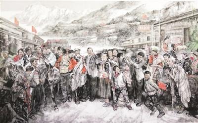 描绘走向新生活的独龙人（决胜图景）